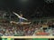 Olympic champion Simone Biles of United States competing on the balance beam at women\'s all-around gymnastics at Rio 2016