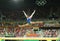 Olympic champion Simone Biles of United States competing on the balance beam at women\'s all-around gymnastics at Rio 2016 Oly