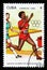 The `Olympic Games, Barcelona 1992 ` issue shows Running, circa 1990