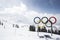 Olympic loops from top of Blackcomb mountain