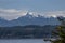 Olympic Mountains viewed from across Puget Sound