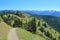Olympic National Park, Hiking Trail on Hurricane Ridge with Mountain Panorama, Pacific Northwest, Washington State, USA
