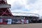 The Olympic park walkway at the Olympic stadium