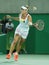 Olympic silver medalist Angelique Kerber of Germany in action during tennis women\'s singles final