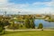 Olympic stadium in Olympiapark, Munich, Germany