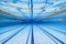 Olympic Swimming pool under water background