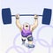 Olympic toons - Weightlifting