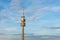 The Olympic tower in the Olympiapark in Munich, Germany during s