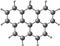 Olympicene molecular structure on white