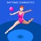 Olympics Paralympics Game Rio BrasiRhythmic Gymnastics Ball Summer Games Icon Set