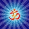 Om or Aum Indian sacred sound. The symbol of the divine triad of Brahma, Vishnu and Shiva. The sign of the ancient mantra. Om sign