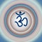 Om and  colorful meditation background