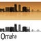 Omaha V2 skyline in orange