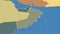 Oman - administrative. Outline