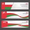 Oman independence day abstract background design banner and flyer, postcard, landscape, celebration vector illustration
