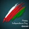 Oman Independence Day Patriotic Design.