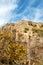 in oman mountain the old abandoned village arch house and cl