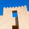 in oman muscat the old defensive fort battlesment sky a