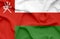 Oman waving flag