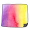 Ombre watercolor painting notepad memo sheet