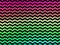 Ombre Wavy Chevrons on Black Background