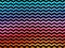 Ombre Wavy Chevrons on Black Background