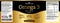 Omega 3 softgels Bottle Label vector packaging