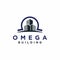 Omega logo design vector inspiration