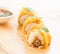 Omelet sushi roll