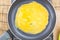 Omelette cooking pan