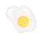 Omelette, fried egg vector illustration. Healthy eating, dietary product, good nutrition item. Breakfast dish, lunch