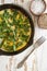Omelette with wild garlic