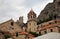 OmiÅ¡, Croatia - Old town with church and Mirabela fortress