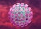 Omicron Eris EG.5 coronavirus new variant concept. Coronavirus Variant outbreak and Covid-19 subvariants as a mutating virus
