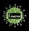 Omicron variant of COVID. New strain of coronavirus. Deadly outbreak of coronavirus. Pandemic medical health risk