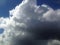 Ominous clouds over a sporting stadium