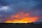 An ominous sunset in montana