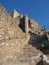 Omis, Croatia - July 23, 2021: Stairs leading to the historic Mirabela fortress in Omis