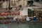 Omkareshwar Ghat at the banks of narmada river in india