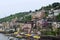 OMKARESHWAR, MADHYA PRADESH, INDIA, August 2018, Tourist and devotees at Shri Omkar Mandhata Temple on banks of river Narmada