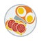 Omlet And Sandwich Icon