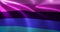 Omni Flag, Omnisexual Pride Flag with waving folds, close up view, 3D rendering