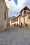 Omodus, Cyprus - September 30, 2017: Omodus Monastery of the Holy Cross, inside view of Orthodox monastery.