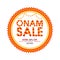 Onam Sale Poster, Banner or Flyer design.