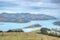 Onawe peninsula near Akaroa inside of Banks peninsula, New Zealand