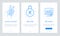 Onboarding app screens Modern and simplified vector illustration walkthrough screens. UI template for mobile apps, smart phone or
