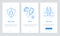 Onboarding payment app screens Modern and simplified vector illustration walkthrough screens. UI template for mobile app
