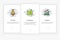 Onboarding screens design in business concept.