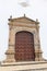 One of the access doors of the Church of Santa Ana. Garachico, Tenerife, Spain