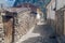 One of ancient alleys of Ollantaytambo village